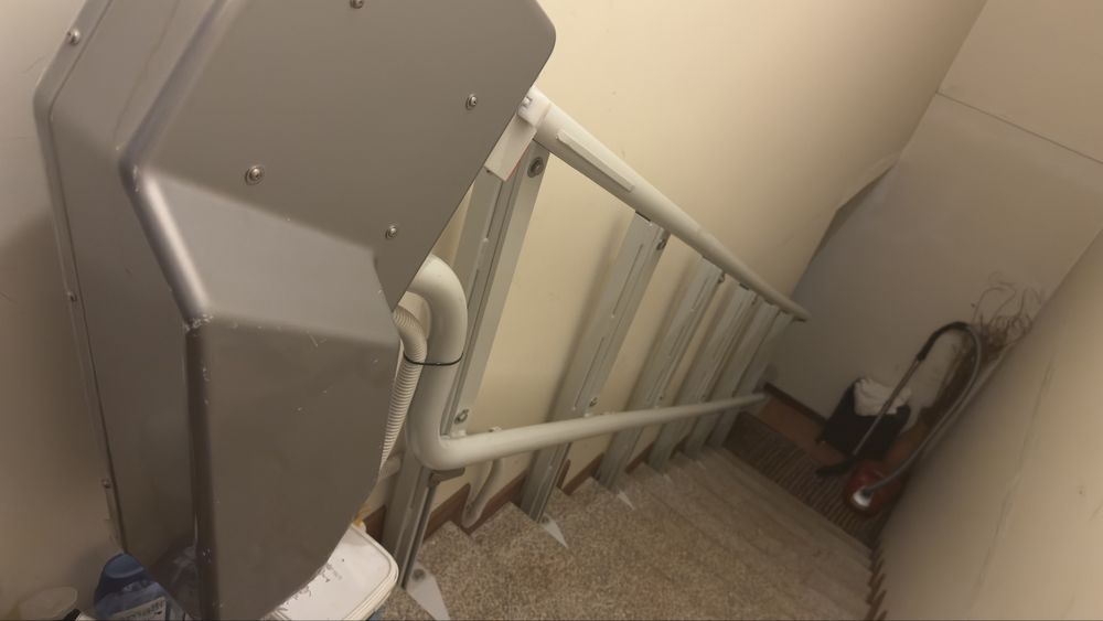 Plataforma stannah para cadeira de rodas