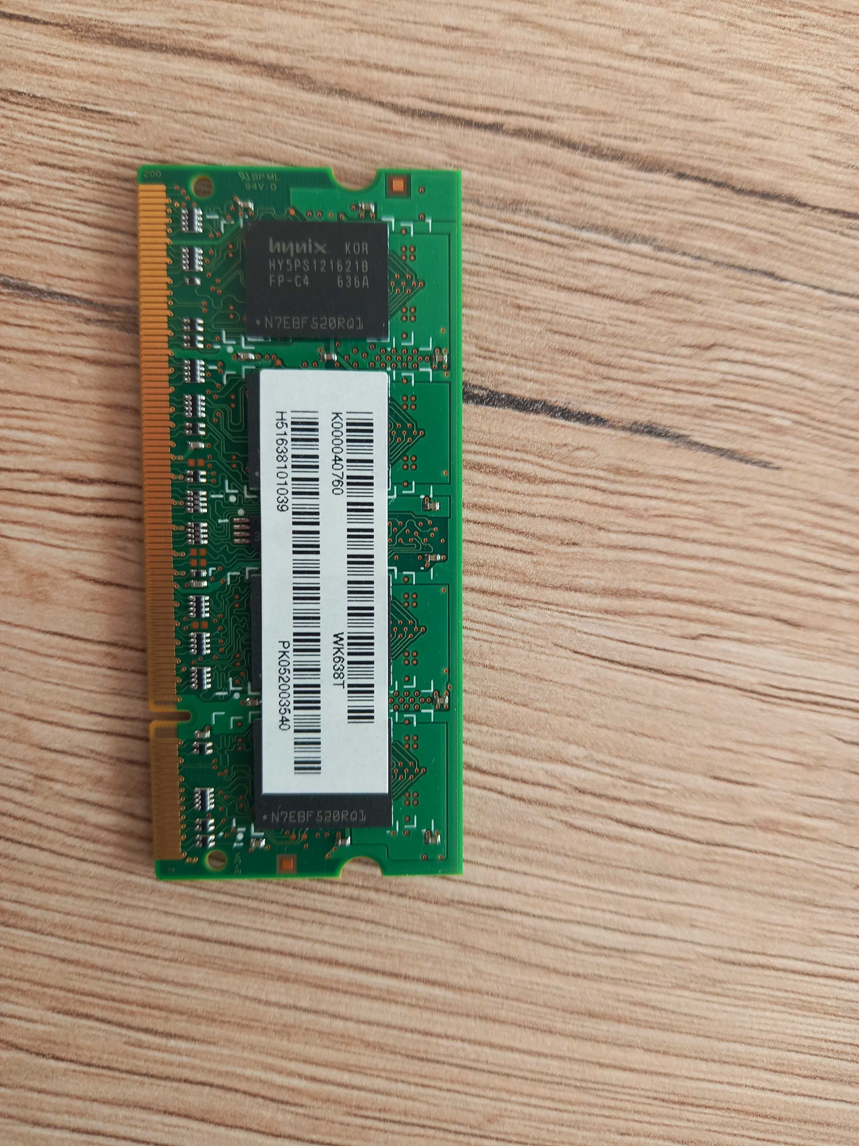 Pamięć RAM  DDR2 Hynix 512MB 2RX16 PC2-4200S 533MHz