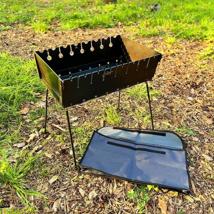 Grill przenośny / Mangal przenośny / Переносний мангал / 8 шам. / 3мм