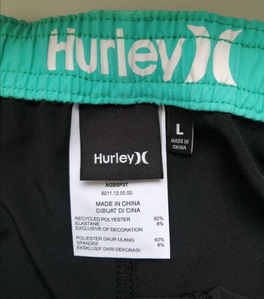 Шорты для плавания Hurley,L,женские пляжные шортики спортивные беговые