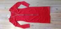 Sukienka czerwona rozmiar XS S z zamkiem