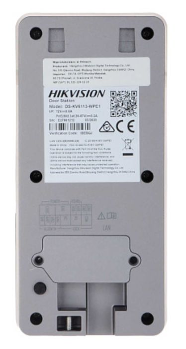 Vídeo Porteiro Hikvision * WiFi * PoE * Ecrã Tátil * 7 Polegadas