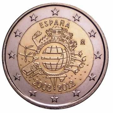 Vendo moedas de 2 euros da Espanha
