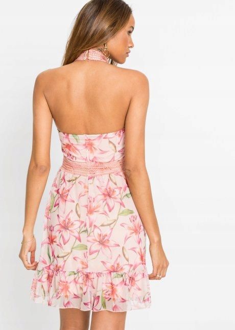 B.P.C sukienka bez pleców siateczkowa r.40/42