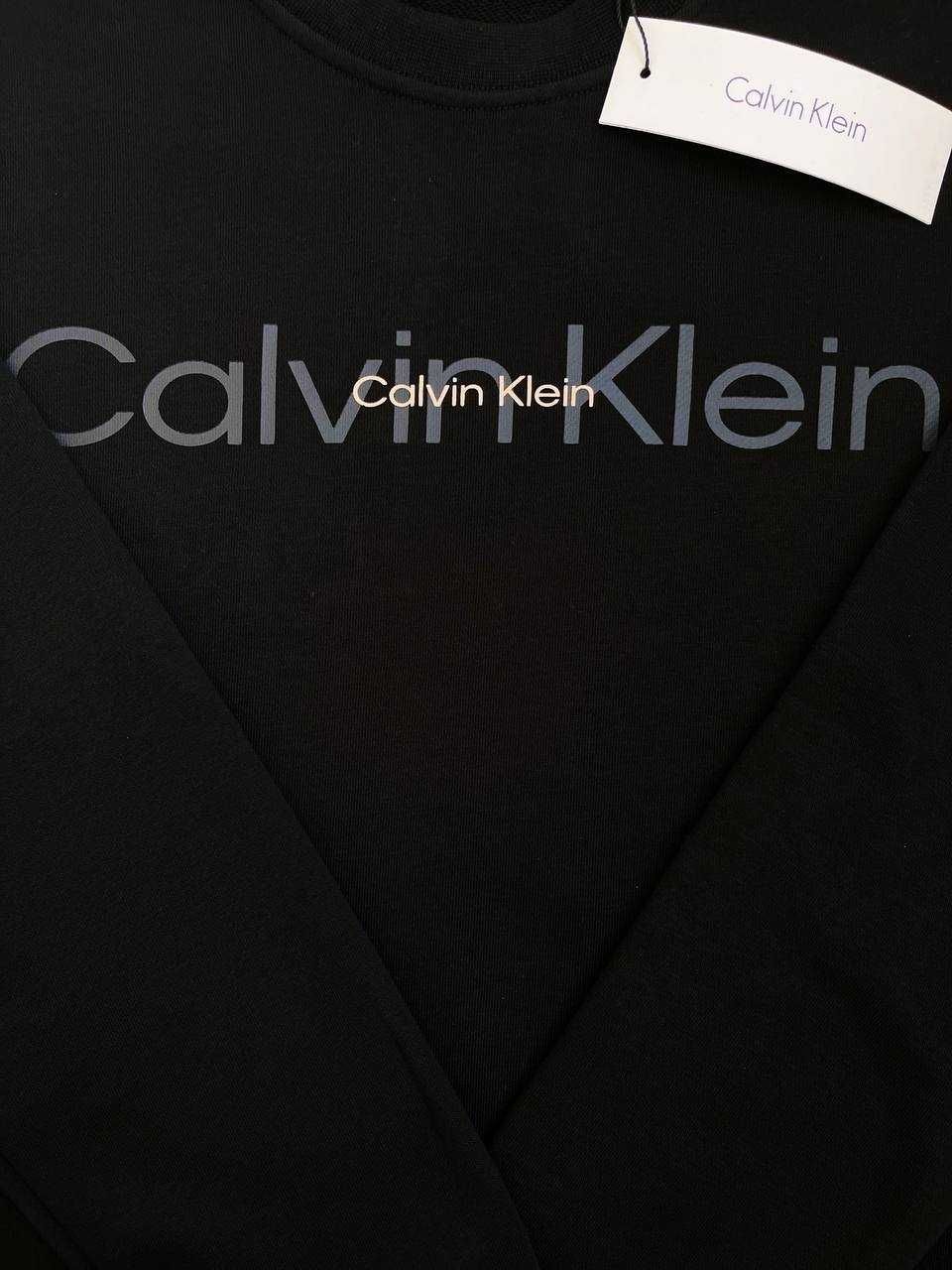 Чоловіча чорна кофта (світшот) Calvin Klein