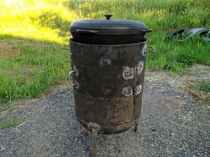 Печка для азиатского казана