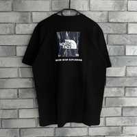 Koszulka t-shirt the north face tnf red box tee storm black czarna