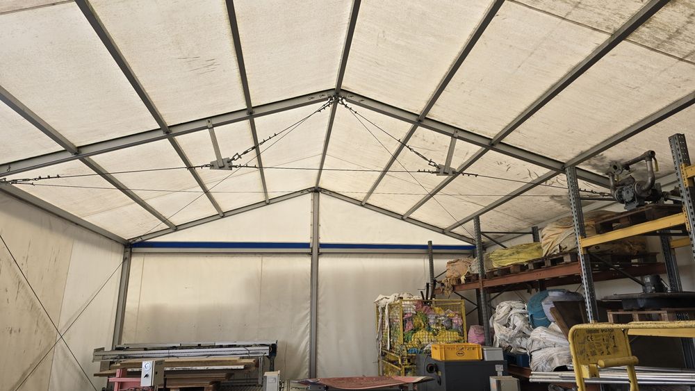 Hala namiotowa magazynowa aluminiowa  wzmacniana 8 x 35 m h 3,5m  emze