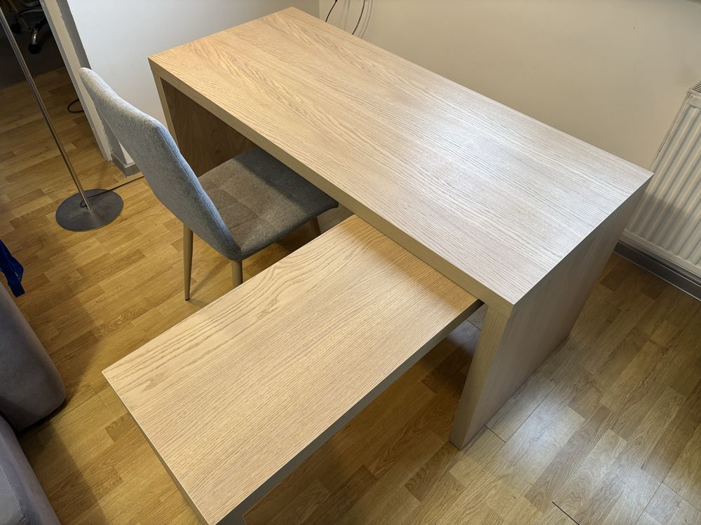 MALM | Biurko z wysuwanym panelem | IKEA