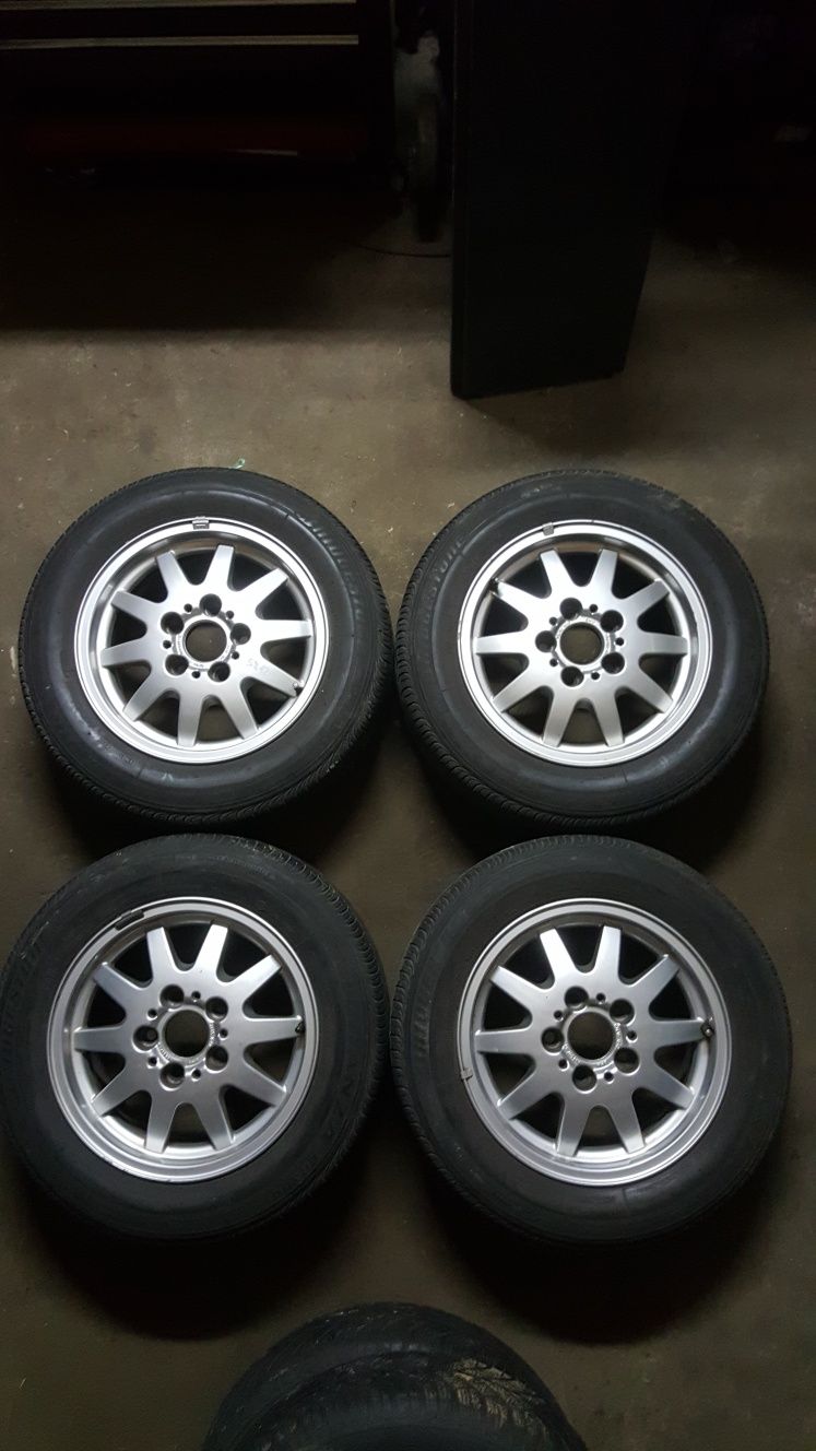 Ładne Alu Felgi 5x120 ET47 7J / Koła Bmw 4szt/ Opony Letnie 205/65 R15