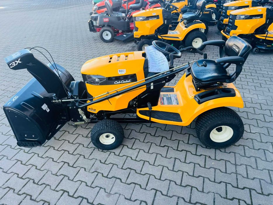 Traktorek kosiarka Cub Cadet XT2 24km z USA! Dmuchawa Pług 3X 107cm !