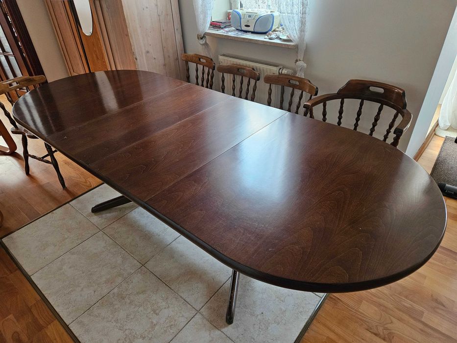 Stół drewniany rozkładany świetny stan