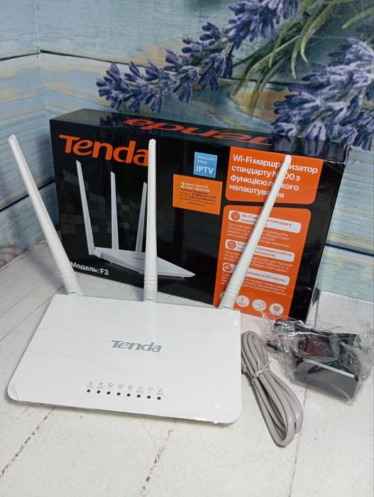 Роутер Tenda N300 F3