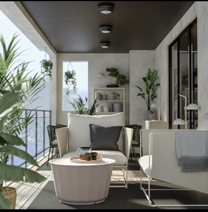 Conjunto IKEA HAVSTEN – Sofá + 2 Poltronas