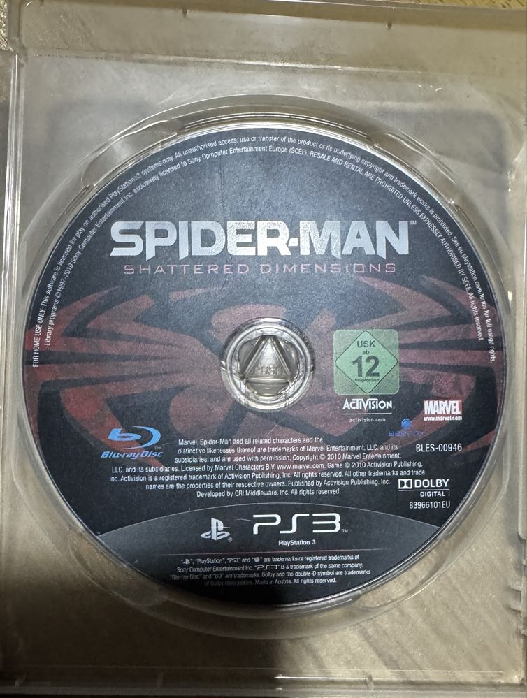 Spider Man Shattered Dimensions PS3