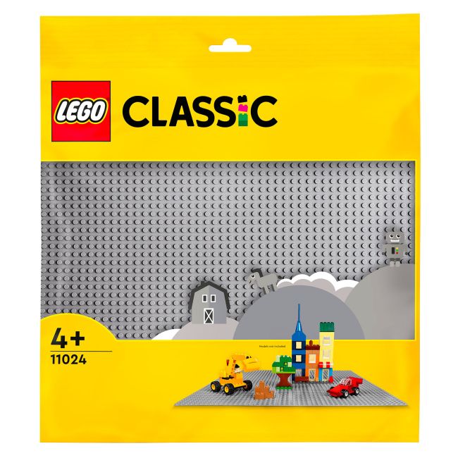Lego лего 11024 Classic Серая базовая пластина