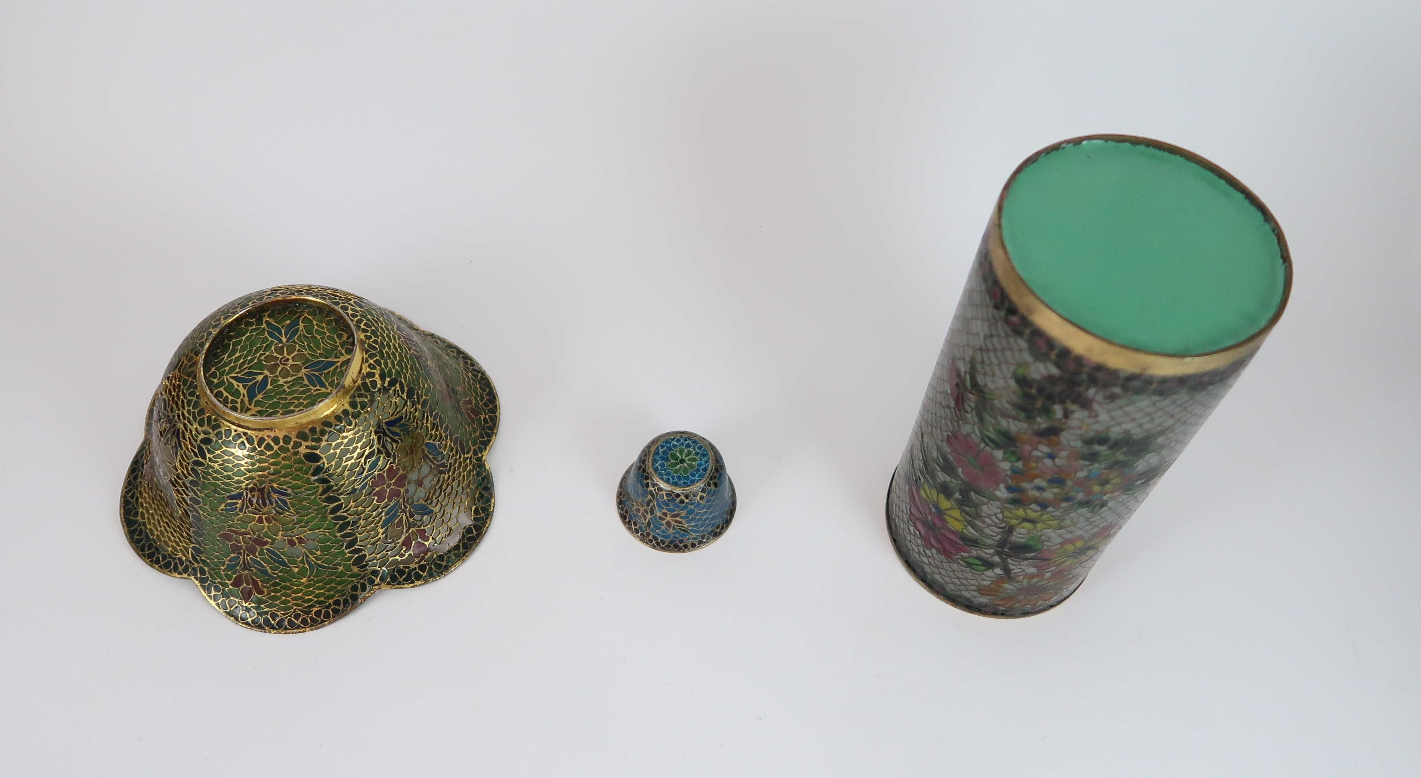 Chinese plique-a-jour transparency enamel, CADA