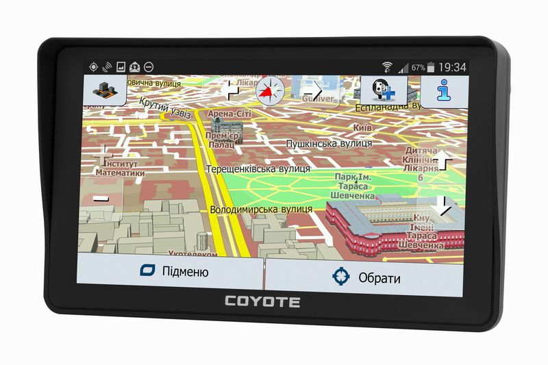 GPS навігатор TIR COYOTE 820 TORR PRO 1g-16g Андроїд з картами ЄС/УКР