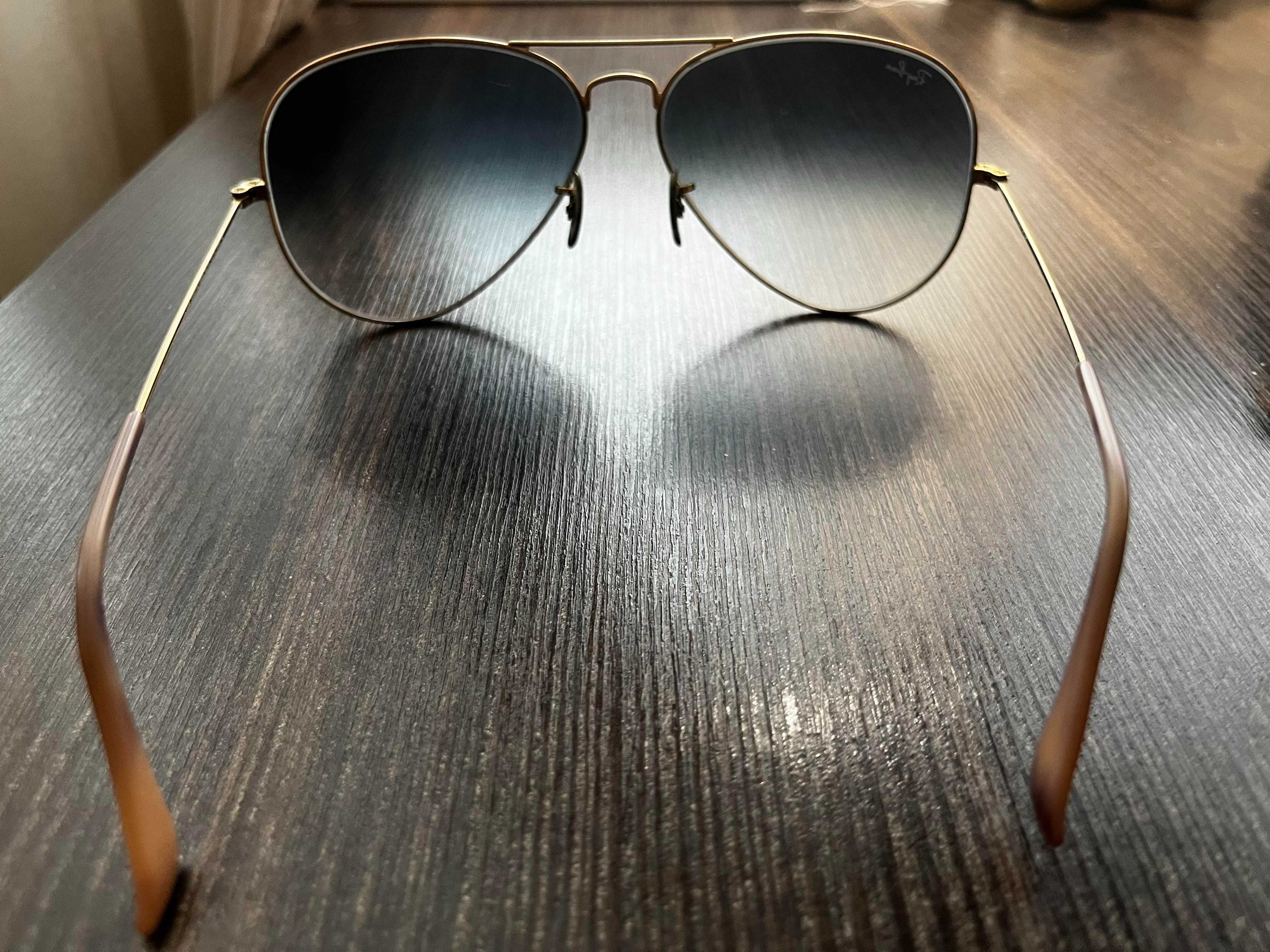 Ray Ban 3025  Градиент (Gold)