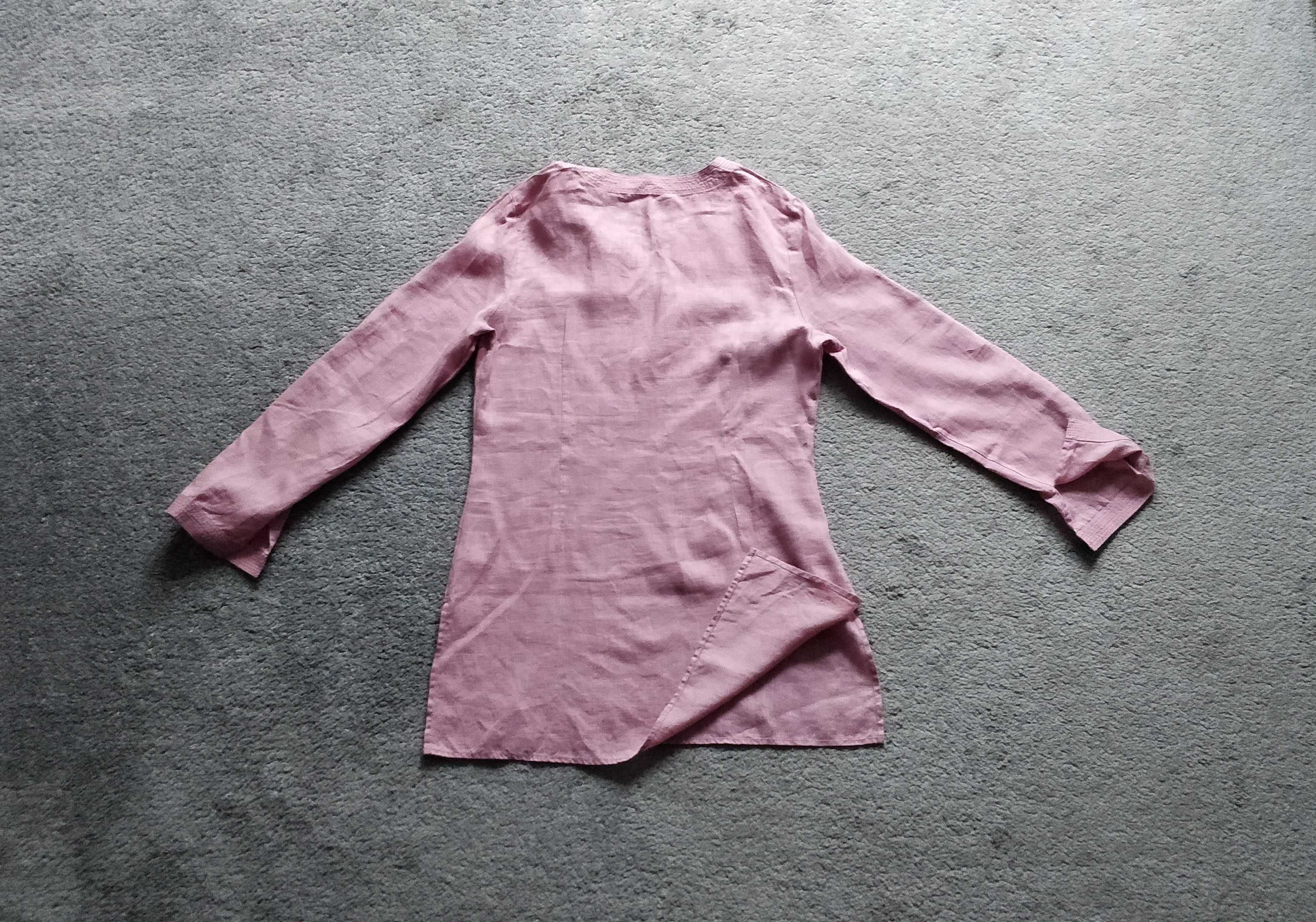 Lniana tunika, koszula Part Two, rozmiar 38, dziewczęca, 100% len.