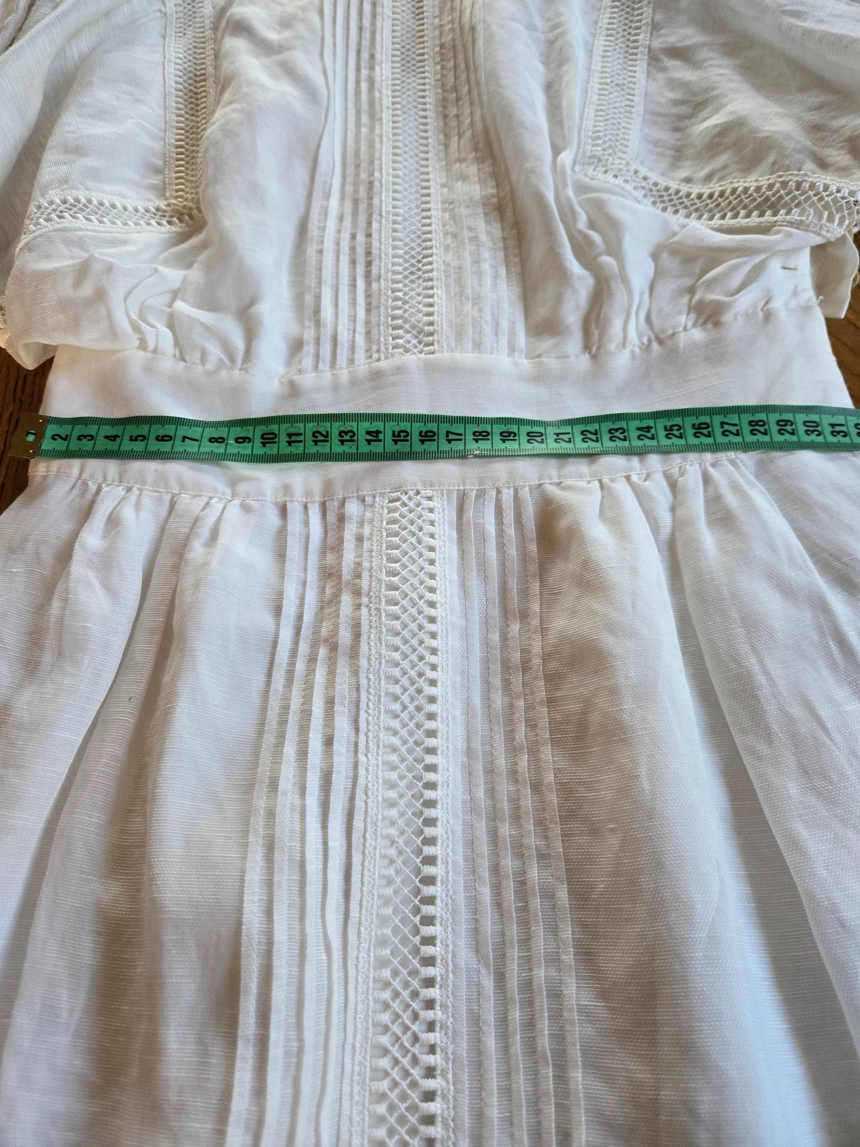Sukienka Massimo Dutti XS nowa bez metki ażurowa. Wysyłka inpost.
