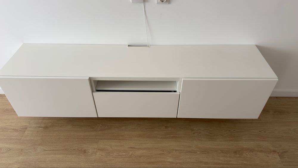 Móvel TV branco BESTÅ IKEA