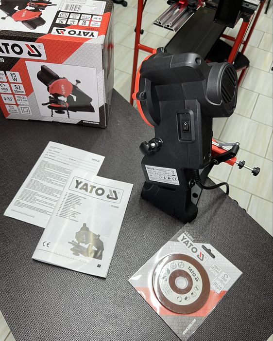 Станок для заточки цепей Yato Польша + запасной диск