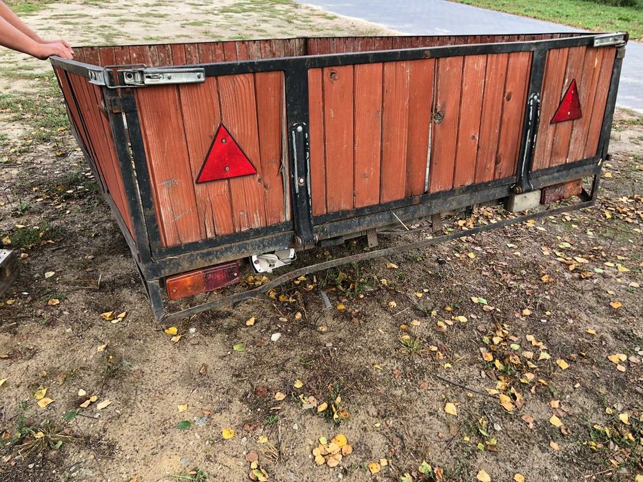 Przyczepka samochodowa lekka  z dokumentami