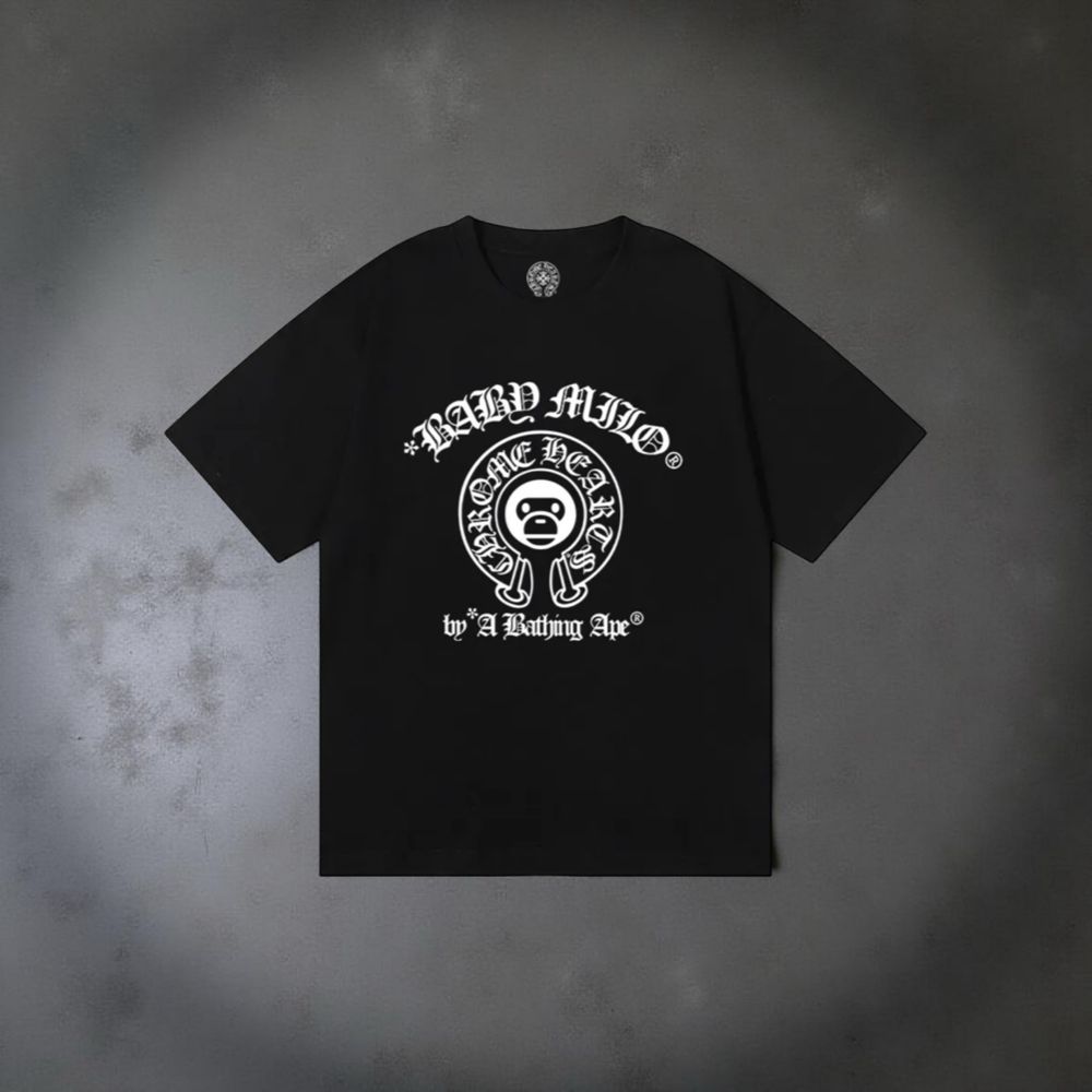 Мужская футболка  BAPE A Bathing APE  Baby Milo унисекс Бейп New Model