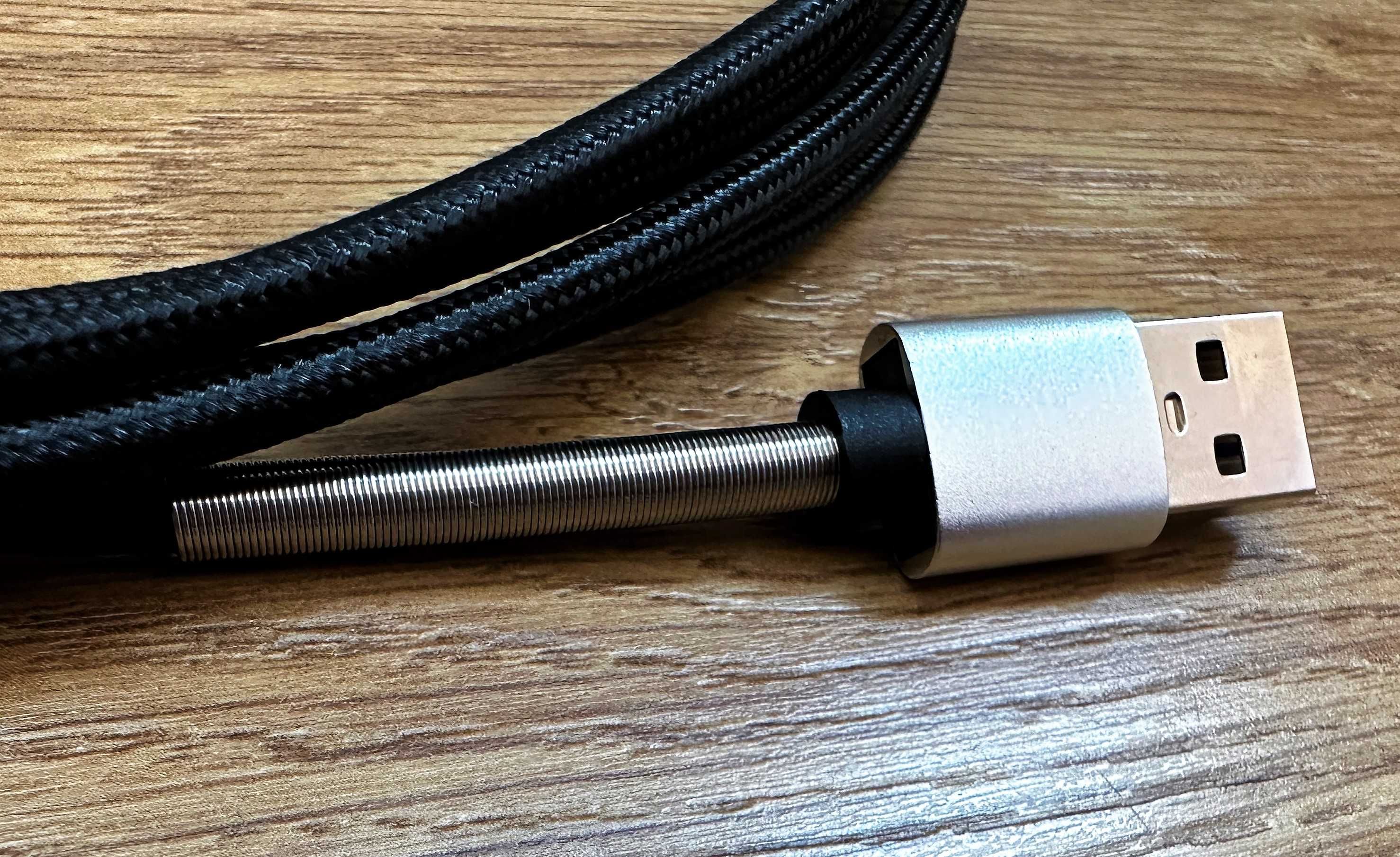 усиленный кабель быстрой зарядки и синхронизации Lightning -USB 2 м.