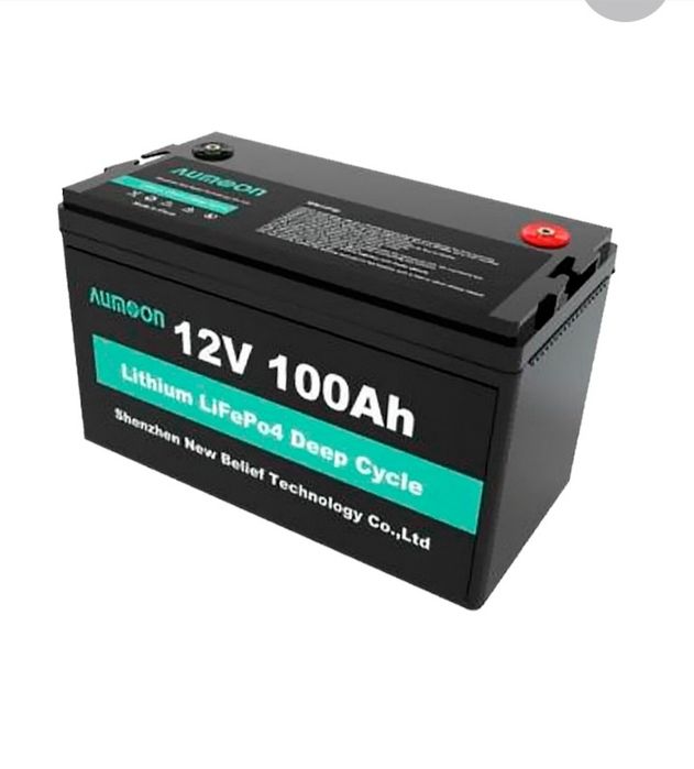 Аккумулятор AUMOON LiFePO4 12,8v_100Ah.(1,28KBт) BMS,для ДБЖ.