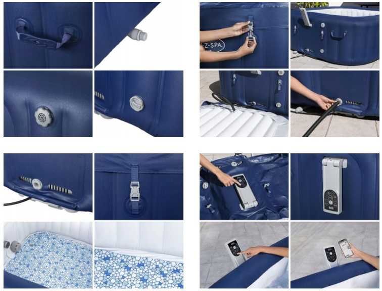 Basen Jacuzzi BESTWAY 6001H Hawaii Lay-Z-SPA dla 6 osób