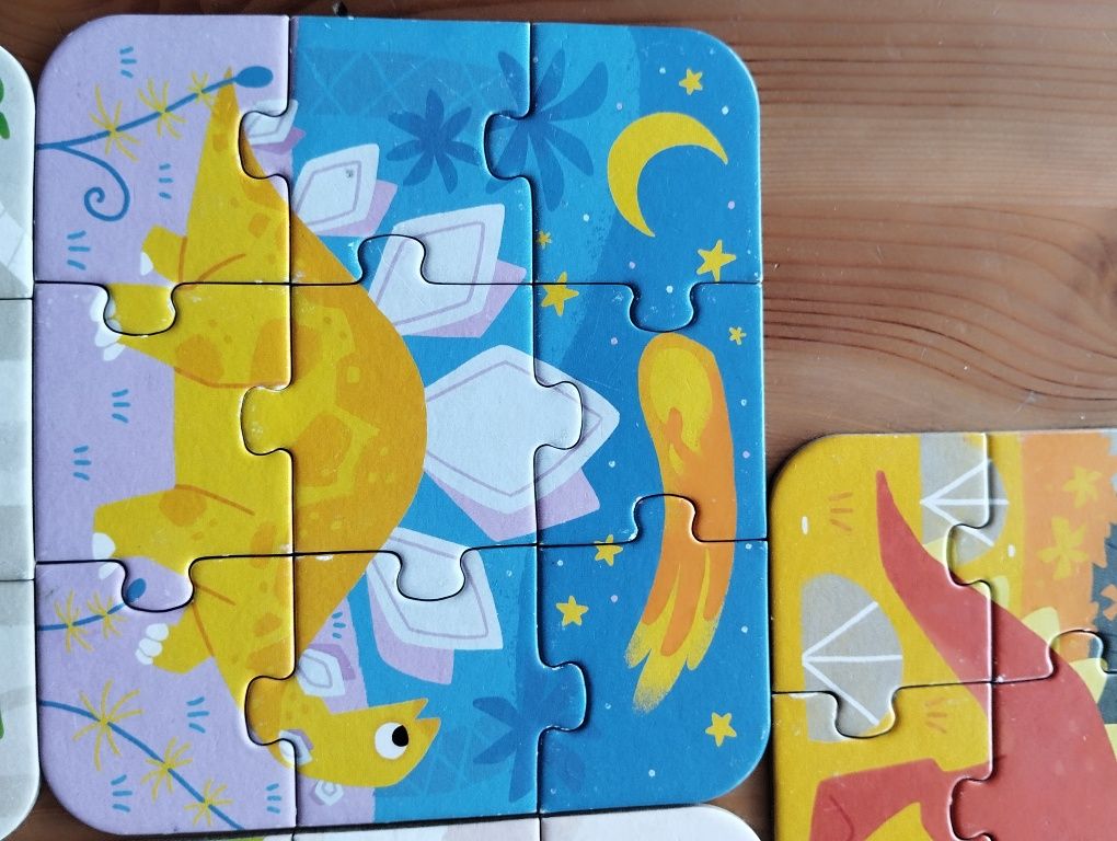 Puzzle czuczu dinozaury