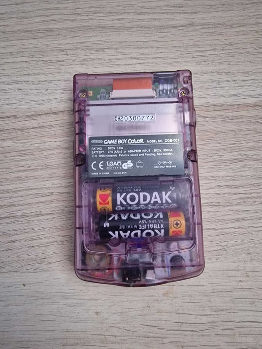 Game Boy Color Transparente - Roxo