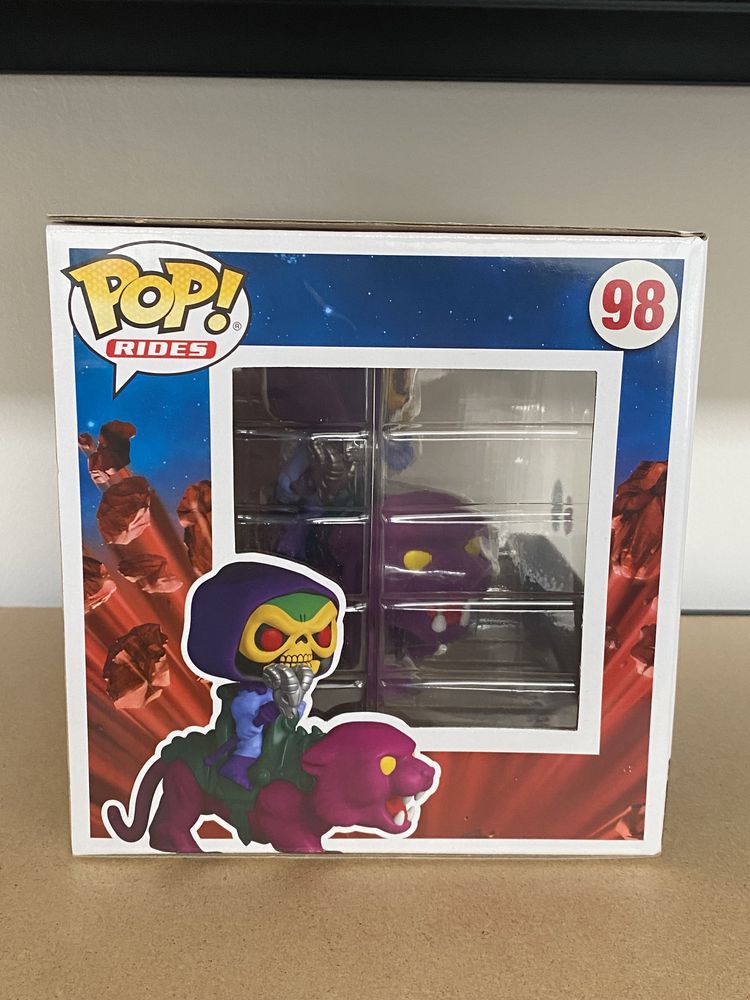 Funko Pop Skeletor on Panthor 98 Masters of The Universe