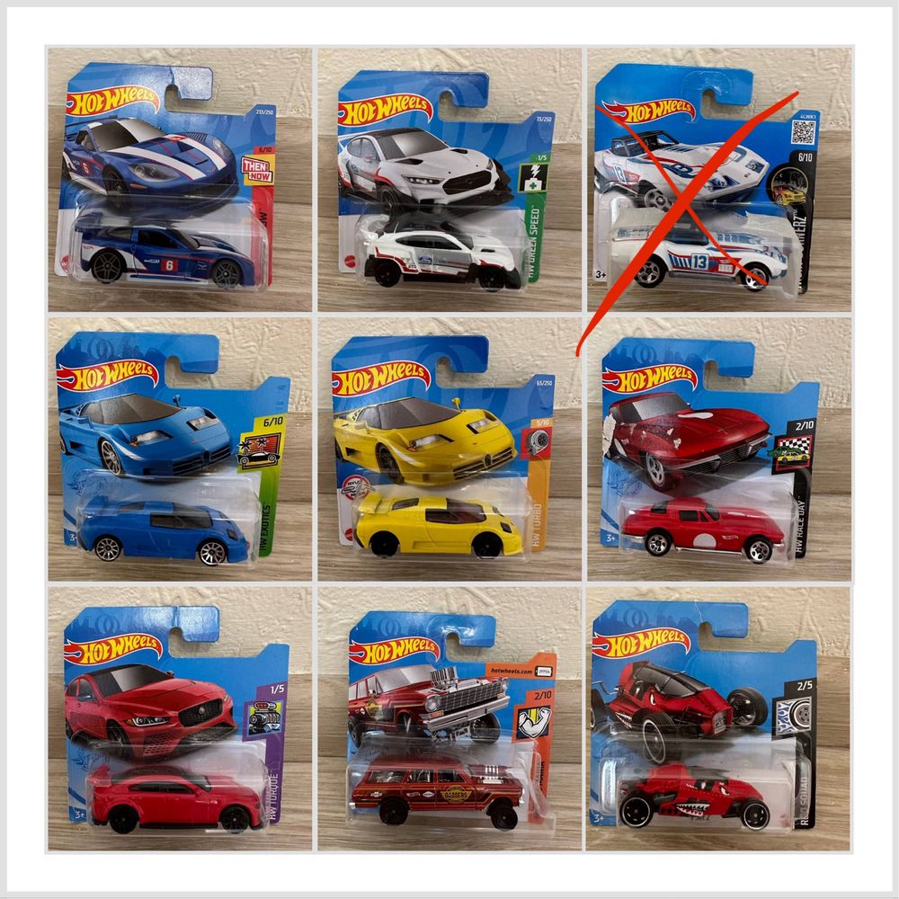 Машинки / модели Hot Wheels, Matchbox, Bburago