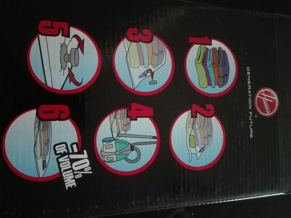 Kit compacter muito útil para guardar têxteis em pouco espaço