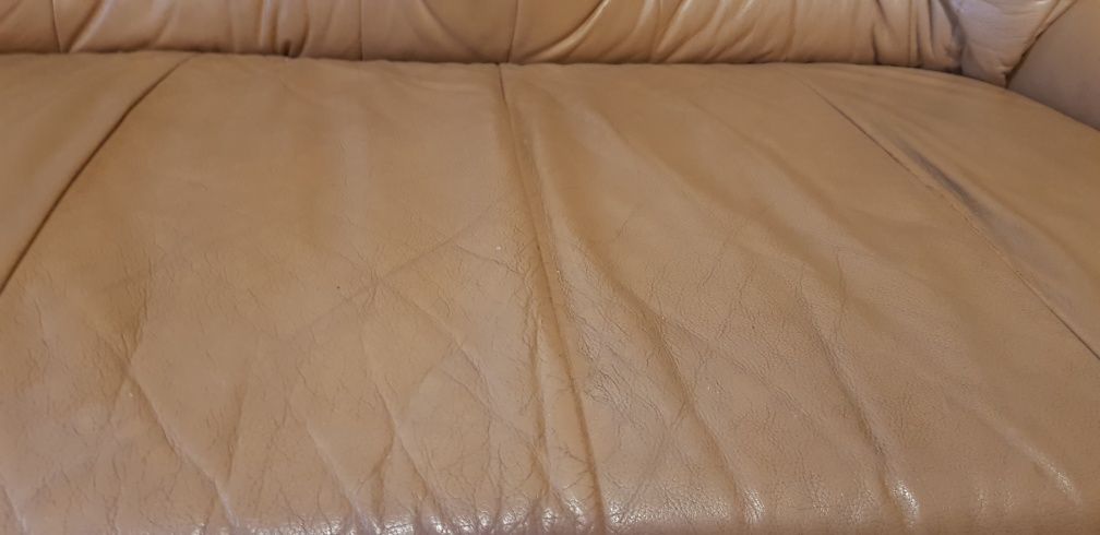 Komplet skórzany sofa +fotel