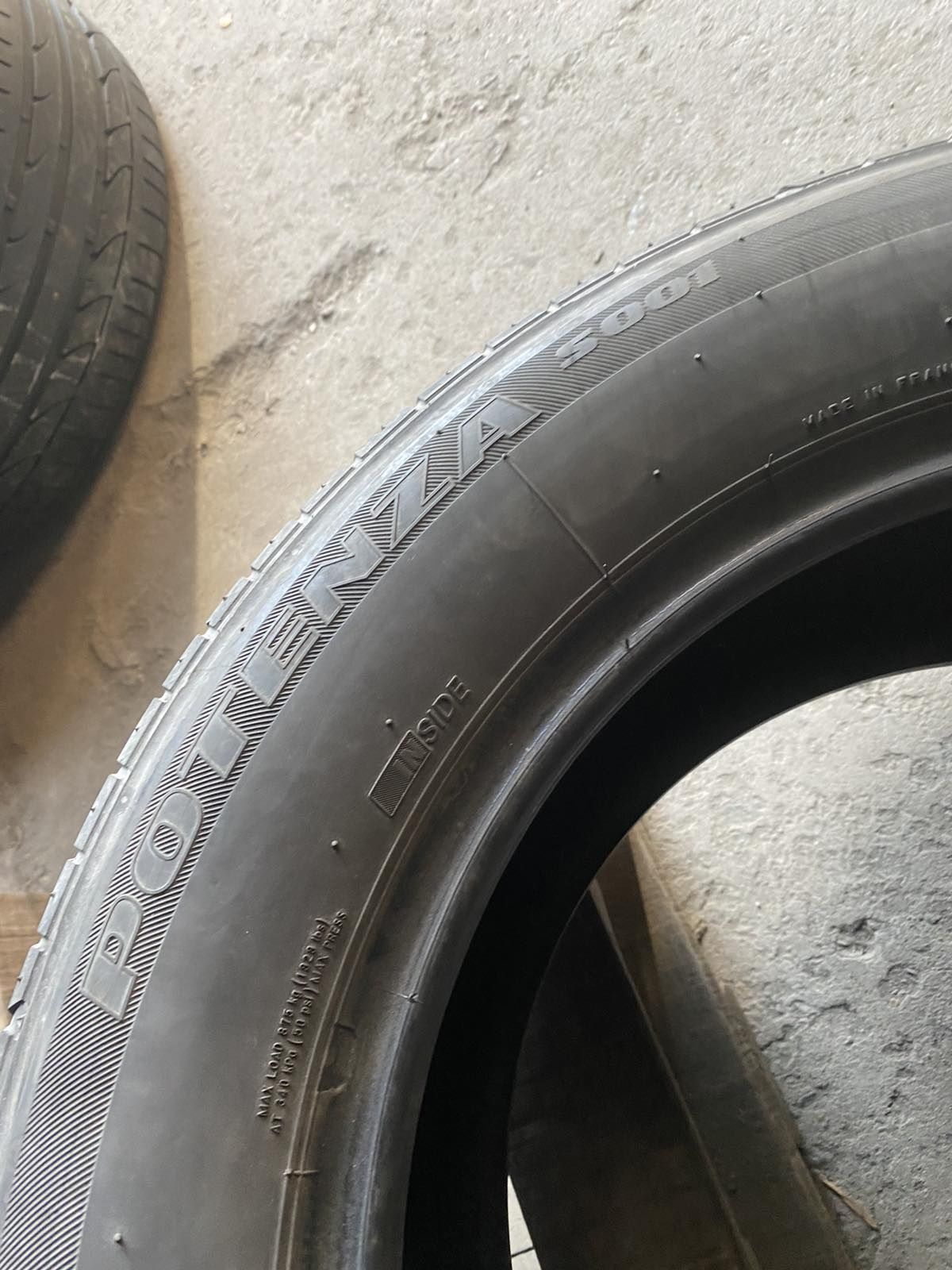 235.55.17 Bridgestone 2шт лето БУ склад шины резина из Европы 55 R17