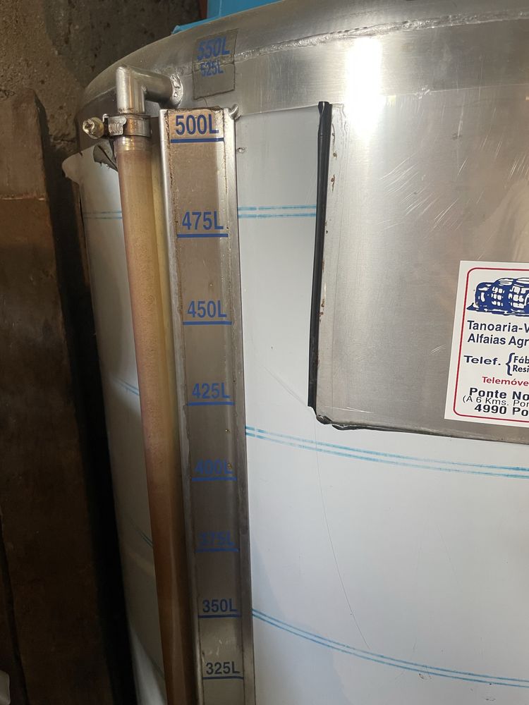 Cuba em Inox 550l