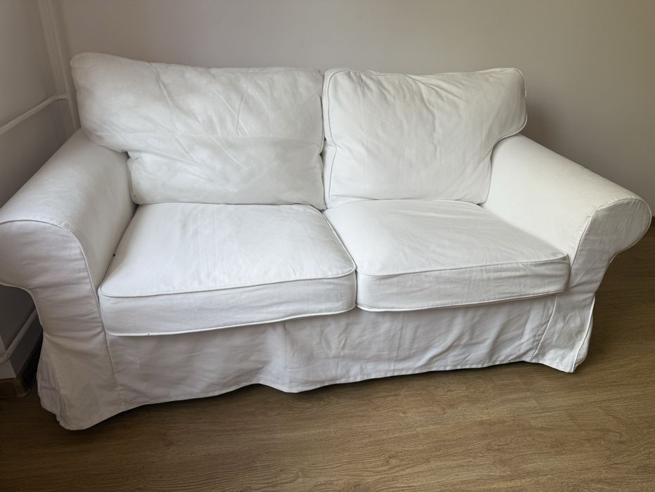Sprzedam sofe biala ikea 2os