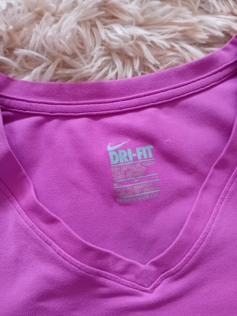 Nike dri-fit koszulka treningowa oddychająca damska M