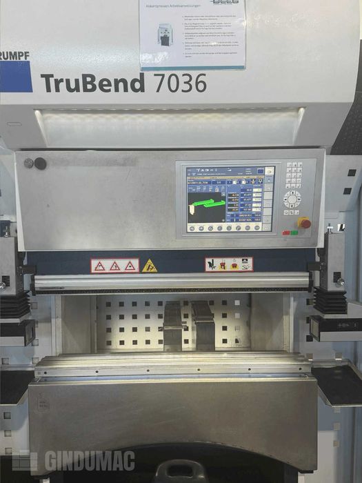 TRUMPF TruBend 7036 (2014) – prasa krawędziowa CNC