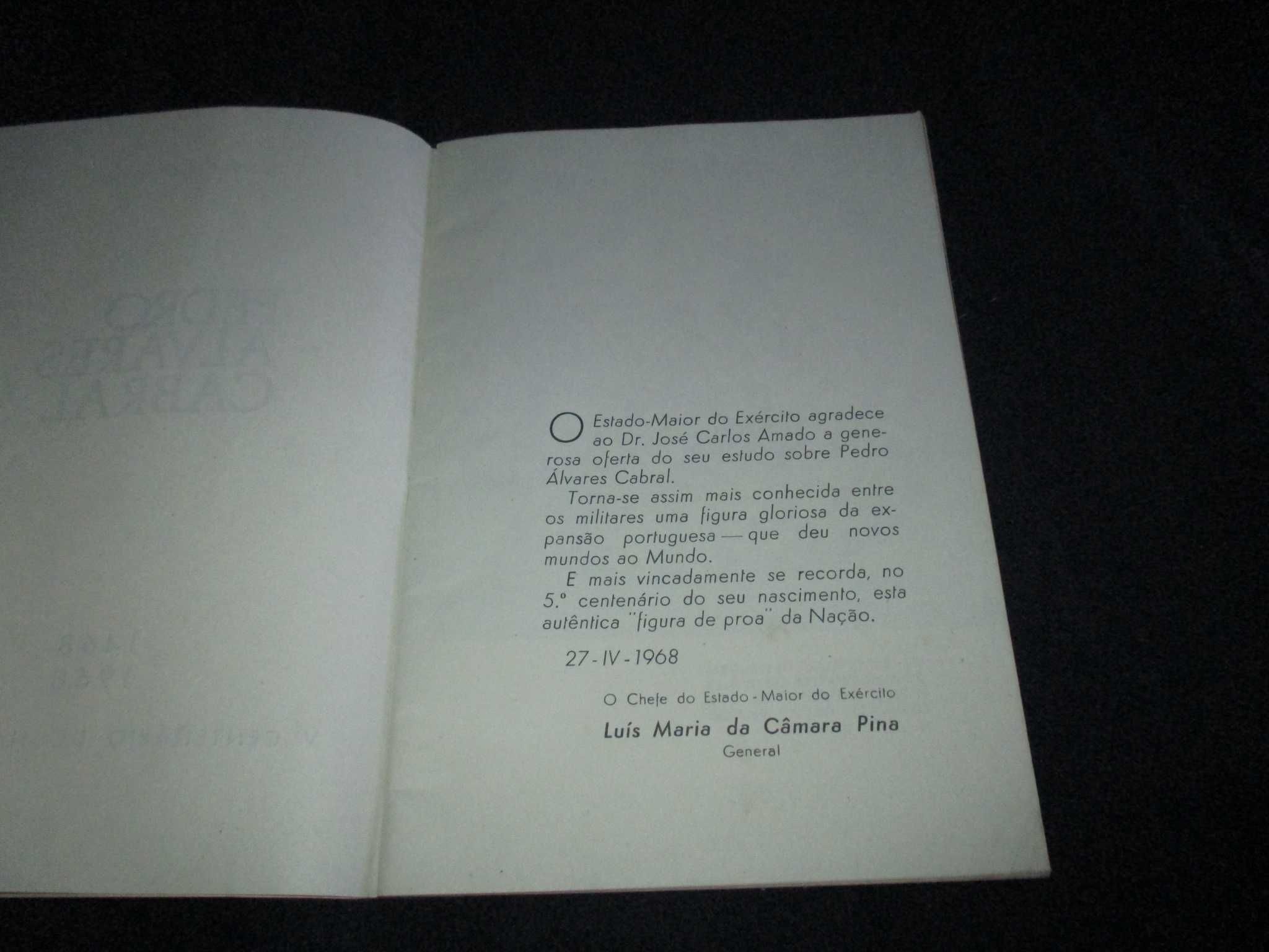 Livro Pedro Álvares Cabral V Centenário do Nascimento José Amado