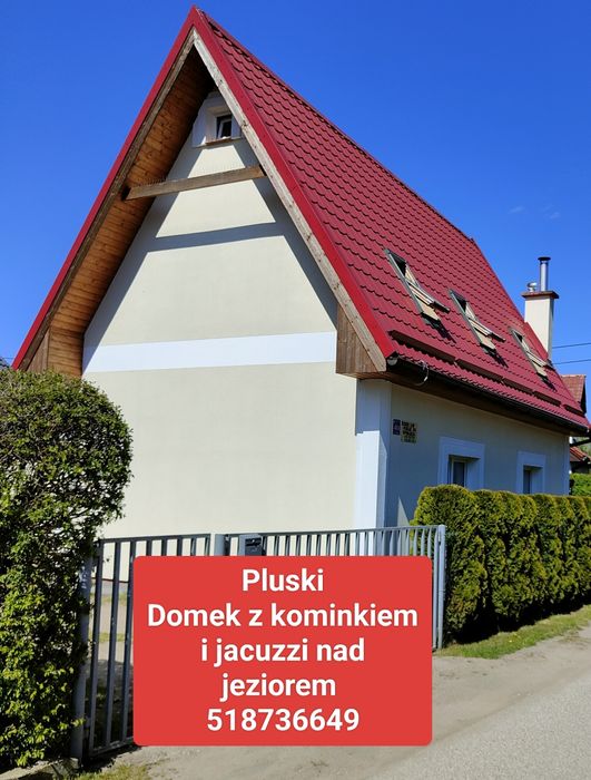 Dom nad Jeziorem #Jacuzzi #kominek #Plaża #Pluski #Warmia #Mazury