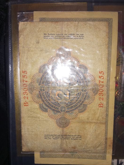 Nota antiga Alemanha 1906