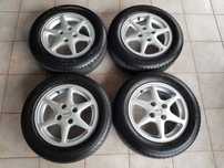 Felgi Koła TITAN 6x14 et37 4x100 opony 195/60/14 VW OPEL Renault
