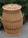 Rattan rattanowy kosz na pranie wysokość 59 średnica 46 cm