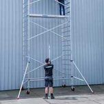 Rusztowanie Aluminiowe Jezdne Euroscaffold 1,35mx2m wys. 6,4m Altrex