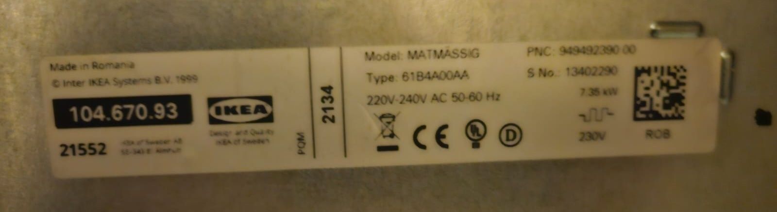 Sprzedam płytę indukcyjną + piekarnik elektryczny IKEA - na gwaracji!!